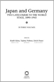 Japan and Germany : two latecomers on the world stage, 1890-1945 /