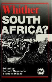 Whither South Africa? /