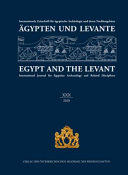 Jubiläumsausgabe, 30 Jahre Ägypten und Levante  = Anniversary edition, 30 years of Egypt and the Levant.