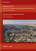 Daily life in ancient Egyptian settlements /