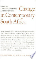 Change in contemporary South Africa /