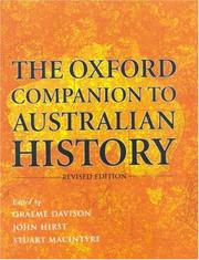 The Oxford companion to Australian history /