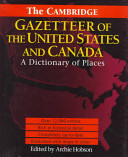 The Cambridge gazetteer of the United States and Canada : a dictionary of places /