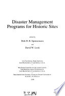 Disaster management programs for historic sites /