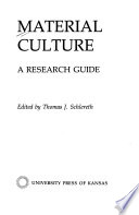Material culture : a research guide /