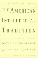 The American intellectual tradition : a sourcebook /