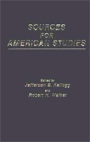 Sources for American studies /