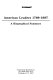 American leaders, 1789-1987 : a biographical summary.