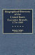 Biographical directory of the United States executive branch, 1774-1989 /