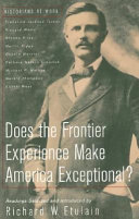 Does the frontier experience make America exceptional? /