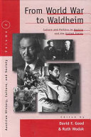 From World War to Waldheim : culture and politics in Austria and the United States /