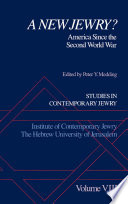 A new Jewry? : America since the Second World War /