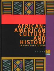 African-American culture and history : a student's guide /