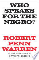 Who Speaks for the Negro? /