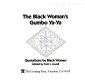 The Black woman's gumbo ya-ya : quotations by black women /