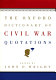 The Oxford dictionary of Civil War quotations /