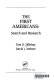 The first Americans : search and research /