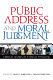 Public address and moral judgment : critical studies in ethical tensions /