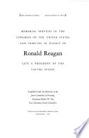 Memorial services in the Congress of the United States and tributes in eulogy of Ronald Reagan, late a President of the United States /