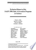 Technical report of the NAEP 1996 state assessment program in science.