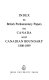 Index to British Parliamentary papers on Canada and Canadian boundary, 1800-1899.