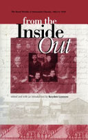 From the inside out : the rural worlds of Mennonite diarists, 1863 to 1929 /