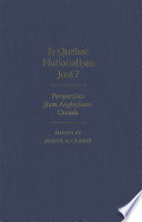 Is Quebec nationalism just? : perspectives from Anglophone Canada /