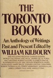 The Toronto book : an anthology of writings past and present /