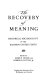 The Recovery of meaning : historical archaeology in the eastern United States /