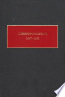 Correspondence, 1647-1653 /