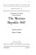 Considerations on the political and social situation of the Mexican Republic 1847 /