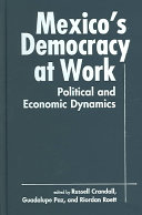 Mexico's democracy at work : political and economic dynamics /