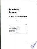 Sandinista prisons : a tool of intimidation.