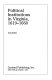 Political institutions in Virginia, 1619-1660 /