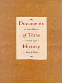 Documents of Texas history /