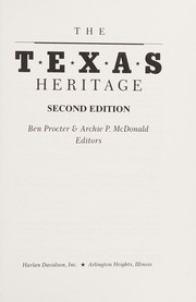 The Texas heritage /