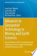 Advances in Geospatial Technology in Mining and Earth Sciences : Selected Papers of the 2nd International Conference on Geo-spatial Technologies and Earth Resources 2022 /