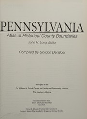 Atlas of historical county boundaries.