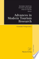 Advances in modern tourism research : economic perspectives /