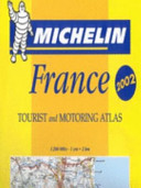 Michelin tourist and motoring atlas France.