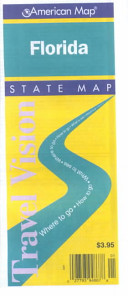 Florida state map : Travel Vision, where to go, how to go, what to see ... /