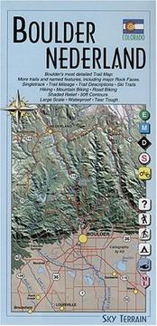 Boulder, Nederland : Boulder's best trail map : detailed, accurate & beautiful /