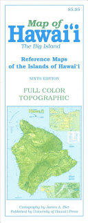 Map of Hawai'i, the Big Island : full color topographic /