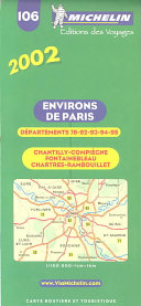 Carte routière et touristique Michelin. Umgebung von Paris : 1:100 000-1 cm.:1 km. = Environs of Paris = Alrededores de Paris /