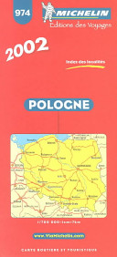 Pologne, carte routière et touristique : 2002, index des localités : 1:700 000--1 cm.=7 km. /