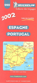 Espagne, Portugal, carte routière et touristique : 2002, index des localités : 1/1 000 000-1 cm=10 km /