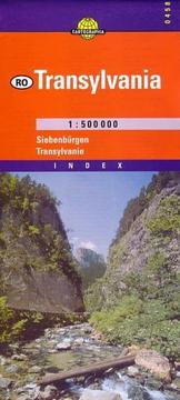 Transylvania 1:500 000, index : Siebenbürgen = Transylvanie /