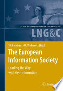 The European information society : leading the way with geo-information /