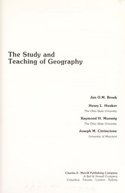 The study and teaching of geography /