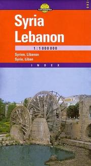 Szíria, Libanon, 1:1 000 000 : névmutató /